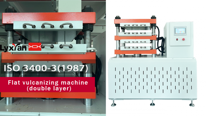 ISO 3400 31987Flat vulcanizing machine double layer