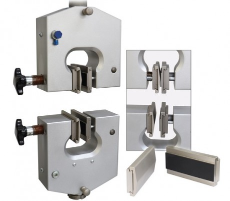 Double-sided push-pull clamp